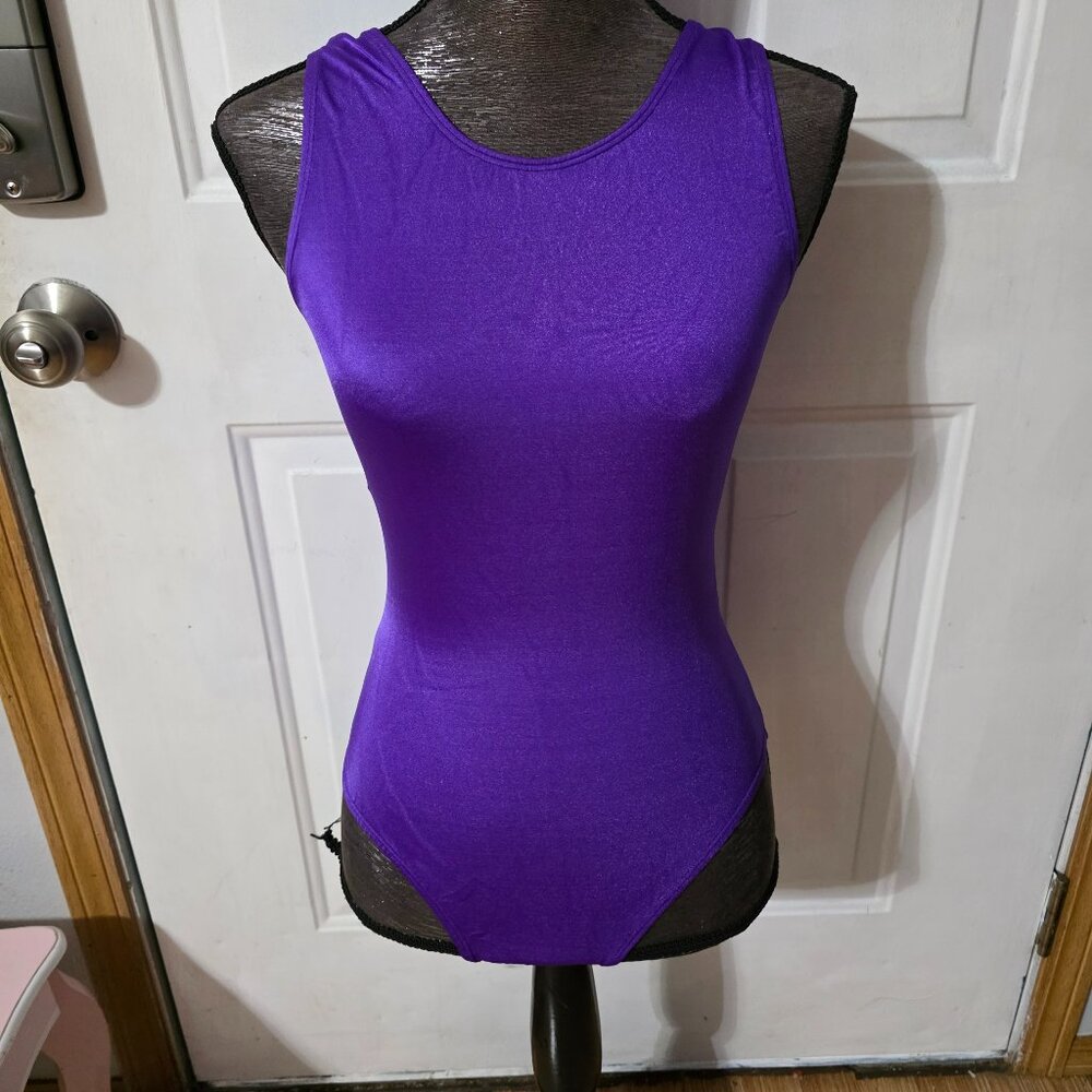 Purple Tank Top Body Suit